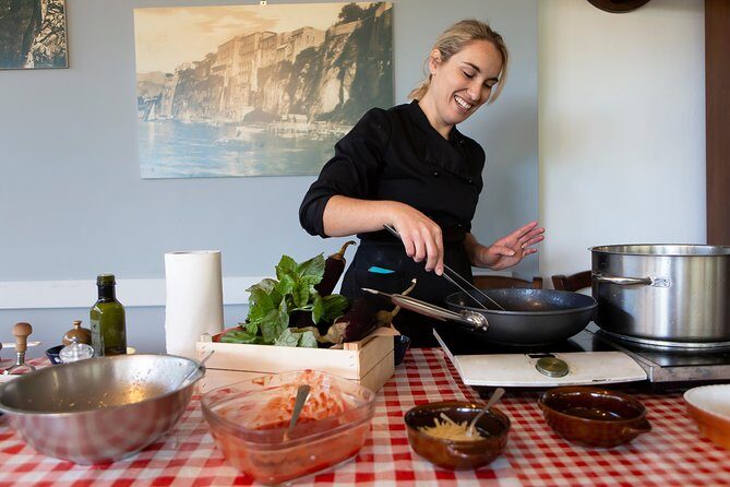 Cooking Class from Sorrento - The meal experience: wine, multiple courses, and limoncello at the end