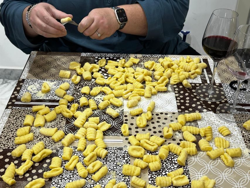 Cooking Class - Gnocchi like an Italian Grandma - The meal: wine, a calm table, and Naples conversation