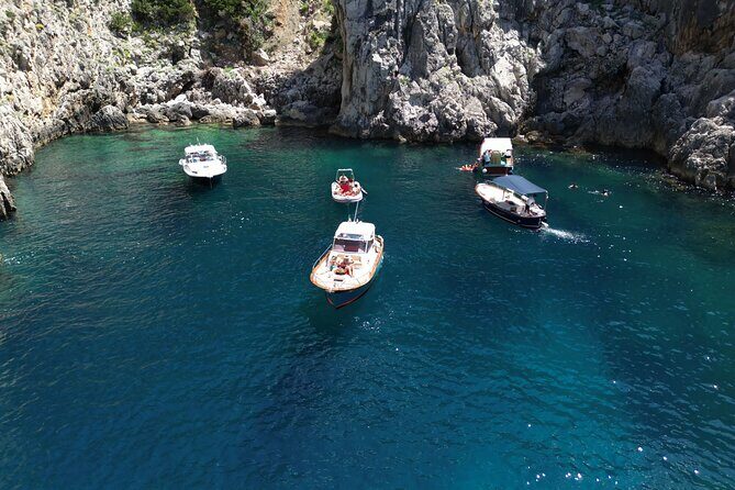 Day on a private boat on the Amalfi Coast - Bagni Regina Giovanna: the Queen Giovanna baths, reached the swimmer’s way