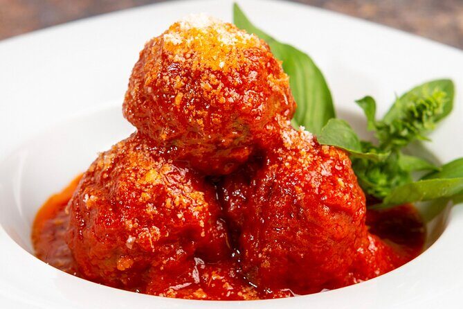 Dinner or Lunch in Sorrento with Chef Carmen - The starter lineup: eggplant parmigiana, burrata, and bruschette variety