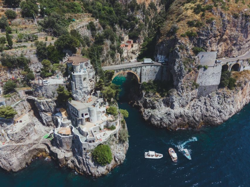 From Amalfi: 7H Amalfi Coast - Group Tour by boat - Fiordo di Furore and Grotta dello Smeraldo: UNESCO Cliffs and Optional Ticketing