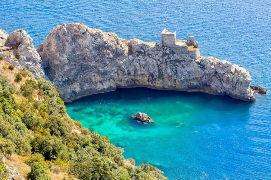 From Amalfi: Amalfi Coast 6-Hour Private Grottoes Boat Trip - Emerald Grotto and Marmorata: the day’s swim-center