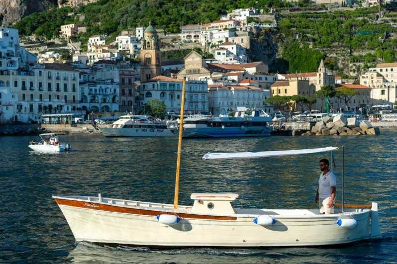 From Amalfi: Amalfi - Positano - Coast boat tour - Leaving Amalfi at 10am: The Smoothest Way to Cover the Coast