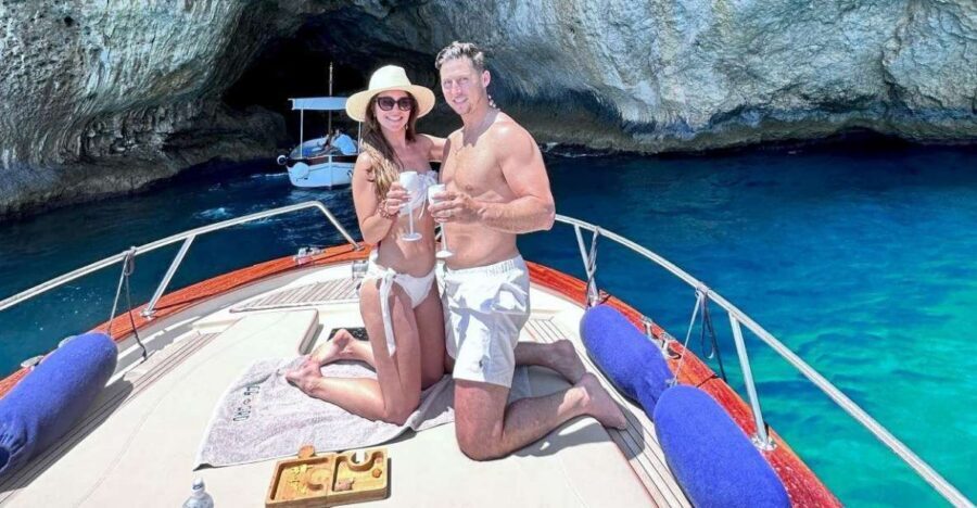 from Amalfi: Capri Boat Tour with Blue Grotto - Skippers, sea conditions, and route changes you should expect