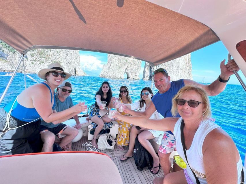 from Amalfi: Capri Boat Tour with Blue Grotto - What’s on board and what to pack for comfort