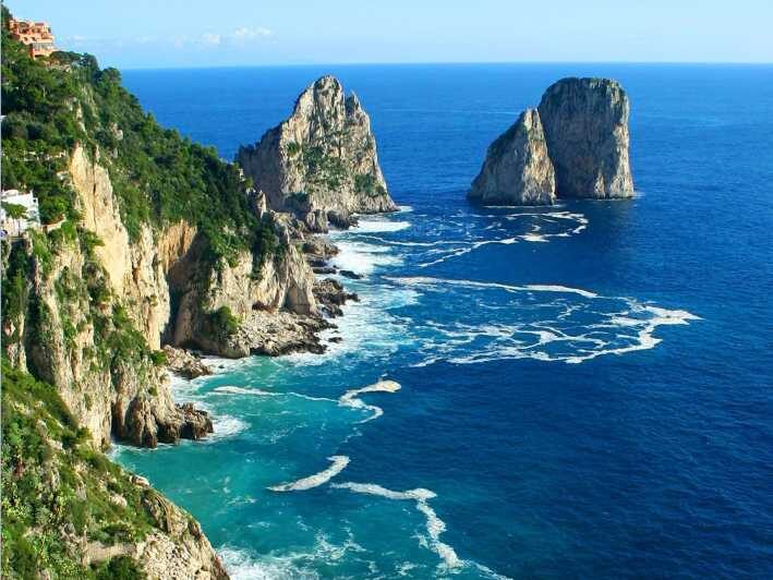 From Amalfi: Group Boat Tour to Capri with Swimming - Key highlights worth caring about