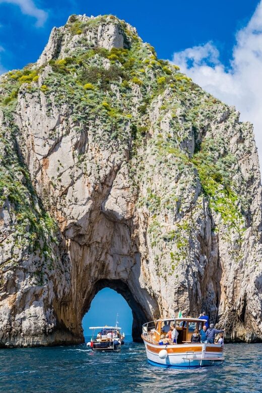 From Amalfi: Group Boat Tour to Capri with Swimming - Swim stop at Punta Campanella: the day’s best gear-check