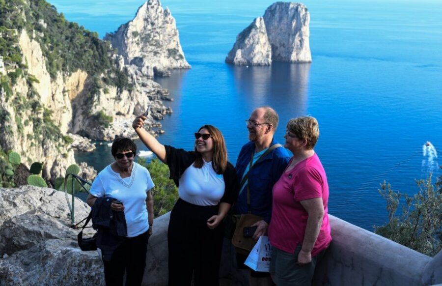 From Capri: Capri Walking Tour - Mt. Solaro by Chairlift: The Shortcut to Big Views