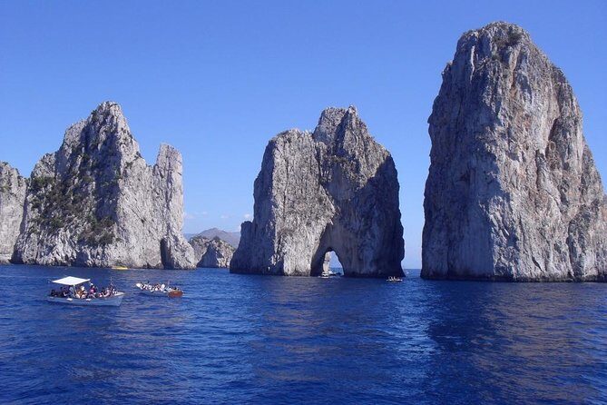 From Capri Semi-Guided tour of island at Pier 23 at 10,20 - Your free-time window: Mt. Solaro, Faraglioni, and Marina Piccola
