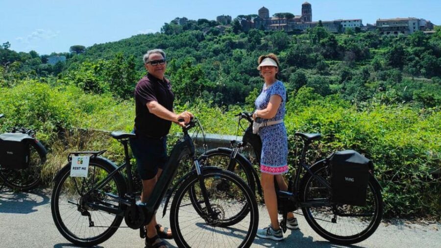 From Caserta: e-bike tour and visit to Casertavecchia - Hilltop views over Terra di Lavoro: why the panorama matters