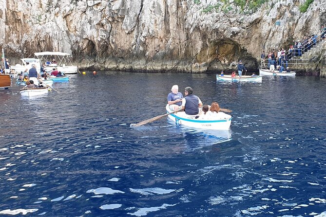 From Castellammare di Stabia: Capri Blue Grotto Boat Day Tour - Snorkel Gear and On-Board Comfort: Prosecco, Masks, Restroom, Shower