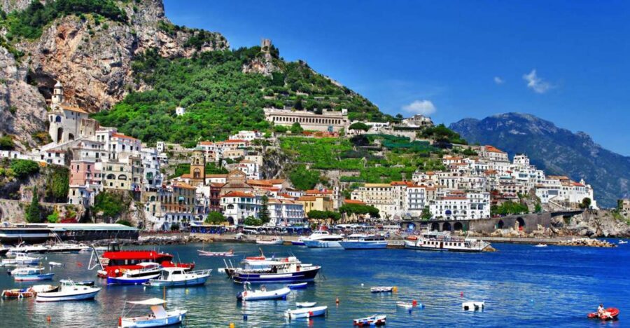 From Naples: Amalfi Coast Highlights Tour by Car and Boat - Amalfi stop: port life, plus lunch that breaks up the day