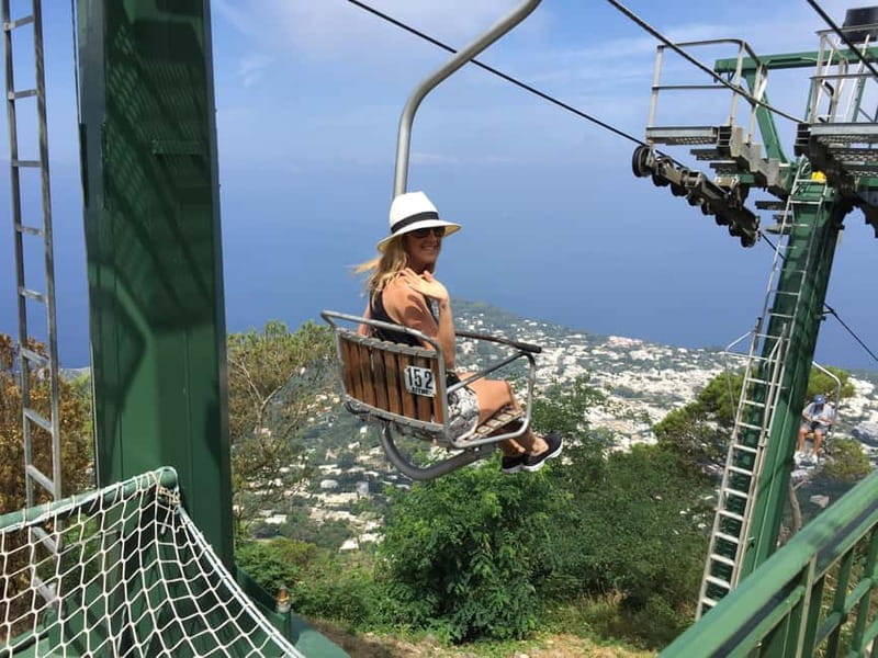 From Naples: Explore Capri with Chairlift Experience - Naples to Capri: fast ferry morning and a clear meeting spot