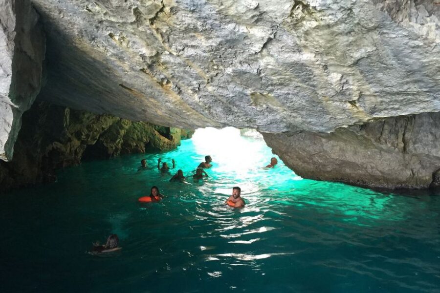 From Naples: Private Capri Boat Excursion - Grotta Verde swim time: turquoise water and a calmer pace