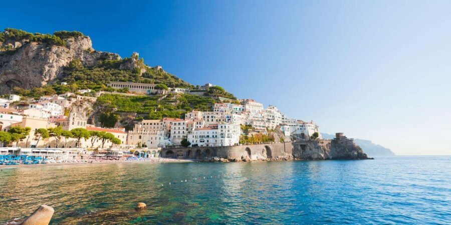 From Naples: Sorrento, Positano, and the Amalfi Coast Tour - Amalfi: Cathedral of Saint Andrew and the lemon-garden contrast