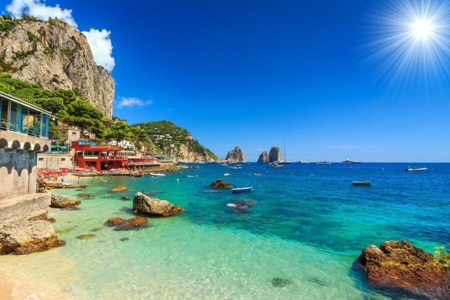 From Pompei: Capri shared tour - Capri free time: 5 hours to walk, shop, and cool off