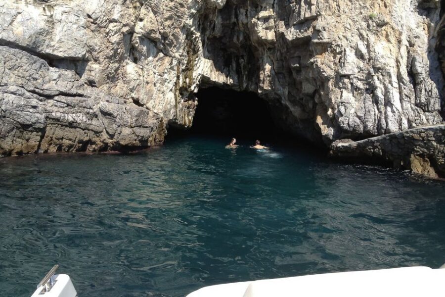 From Positano: Amalfi Coast Boat Tour - Marmorata and the sea-meets-water moment
