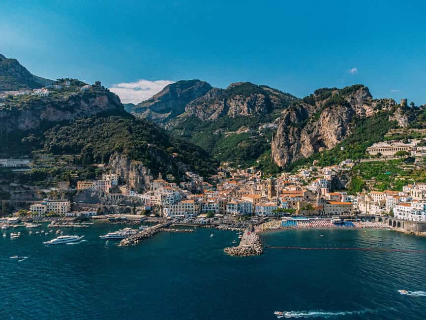 From Positano: Amalfi Coast Boat Tour with Swimming Stop - Amalfi time: 1.5 hours of free wandering (no city guide)