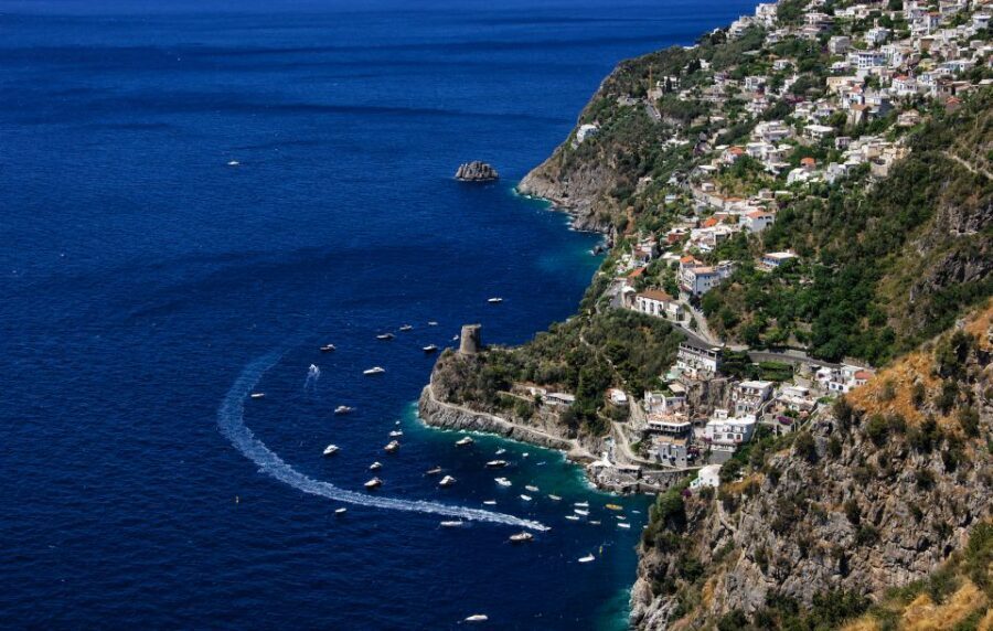 From Positano/Praiano: Amalfi Coast Speedboat Tour - Two Hours on a Romar Antilla 585: Speed, Comfort, and Cave-Friendly Design