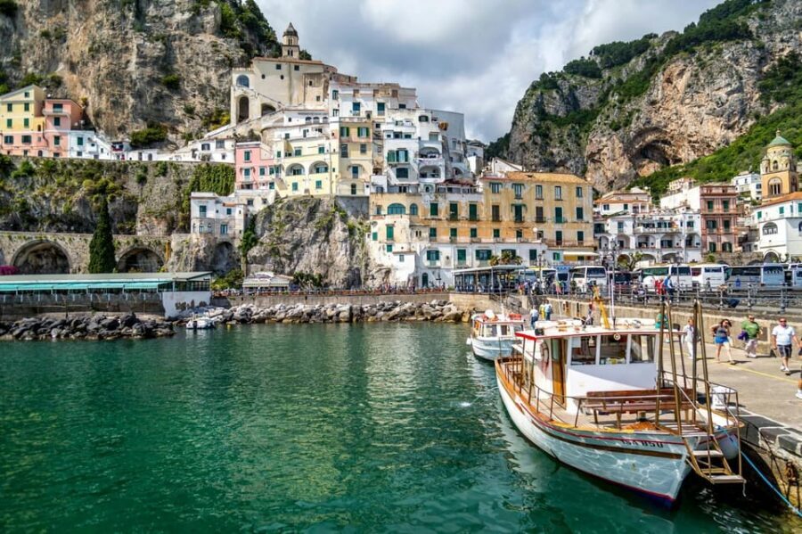 From Sorrento: Amalfi Coast Guided Bus Tour and Ferry Ride - Arriving in Amalfi: Guided Walking Time That Makes the Town Click