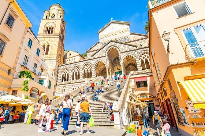 From Sorrento: Amalfi Coast Private Tour in a Mercedes Van - A private Mercedes van plan that actually fits an 8-hour day