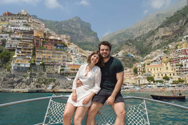 From Sorrento: Amalfi Coast Small Group Boat Day Tour - From Sorrento past Punta Campanella to the scenic bends of the coast