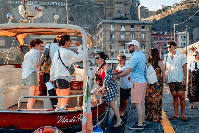 From Sorrento: Capri & Blue Grotto Boat Day Tour Up to 8 People - The route: coastline, Marina Grande, and old Roman vibes from the water