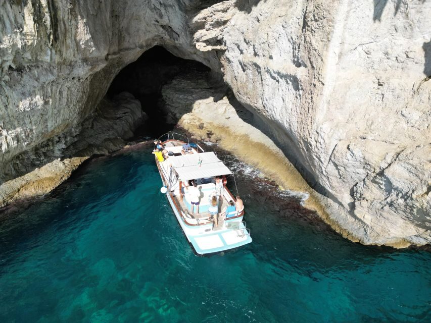 From Sorrento: Capri Island Full-Day Boat Tour - The route highlights: Queen Giovanna, Punta Campanella, and the Amalfi/Sorrento meeting point