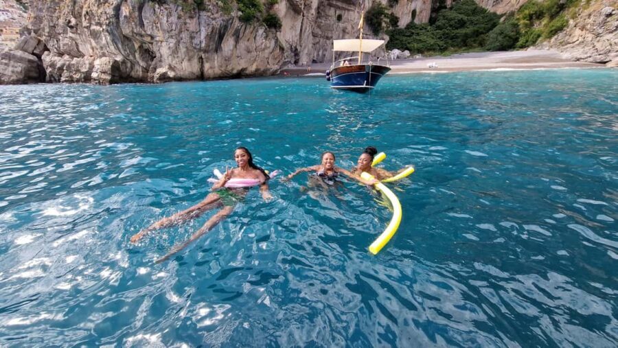 From Sorrento-Capri or Positano: Capri & Positano Boat Tour - Punta Carena and the cliff icons you can actually recognize