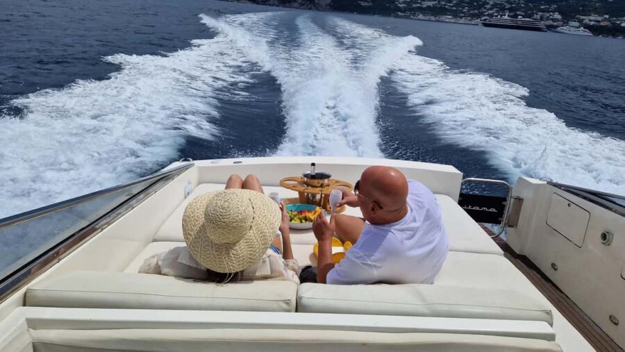 From Sorrento-Capri or Positano: Capri & Positano Boat Tour - Tiberio’s Jump and Villa Malaparte area: views plus story