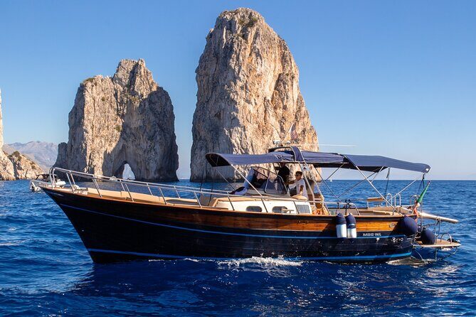 From Sorrento: Capri & Positano Private Boat VIP Tour - Sailing the Amalfi Coast: Sorrento, Marina Grande, and myth stops