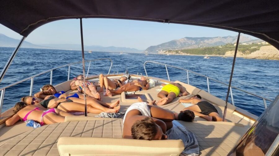 From Sorrento: Capri Small Group Boat Day Tour - Capri by boat: White Grotto, Faraglioni, and your first swim
