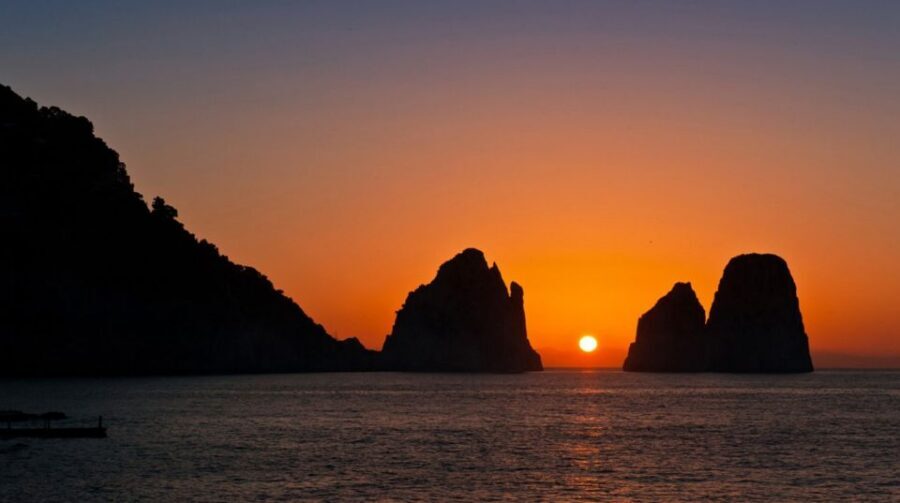 From Sorrento: Capri Sunset Boat Tour - Capri by Boat: Grottos, Faraglioni, and the Punta Carena Lighthouse