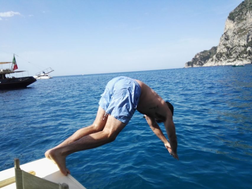 From Sorrento: Fishing in Capri with Lunch - Capri free time: you get to explore on your own terms