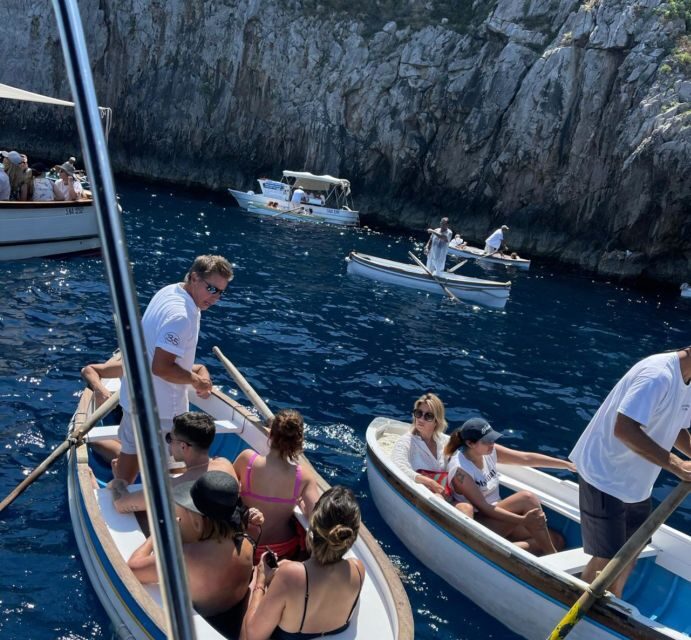 From Sorrento: Full Day Capri Private Boat Trip with Drinks - 3/4 hour on Capri: walking, shopping, and the lunch decision