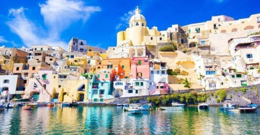 From Sorrento: Ischia & Procida boat tour in one day - The boat ride south: Nisida, Campi Flegrei, and Capo Miseno views