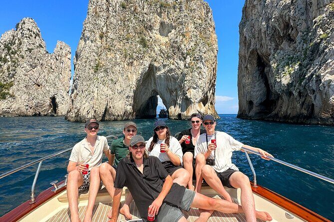 From Sorrento or Positano: Capri Island Private Boat VIP Tour - Passing Capri’s Signature Caves: Blue, Green, White, and Photo Stops