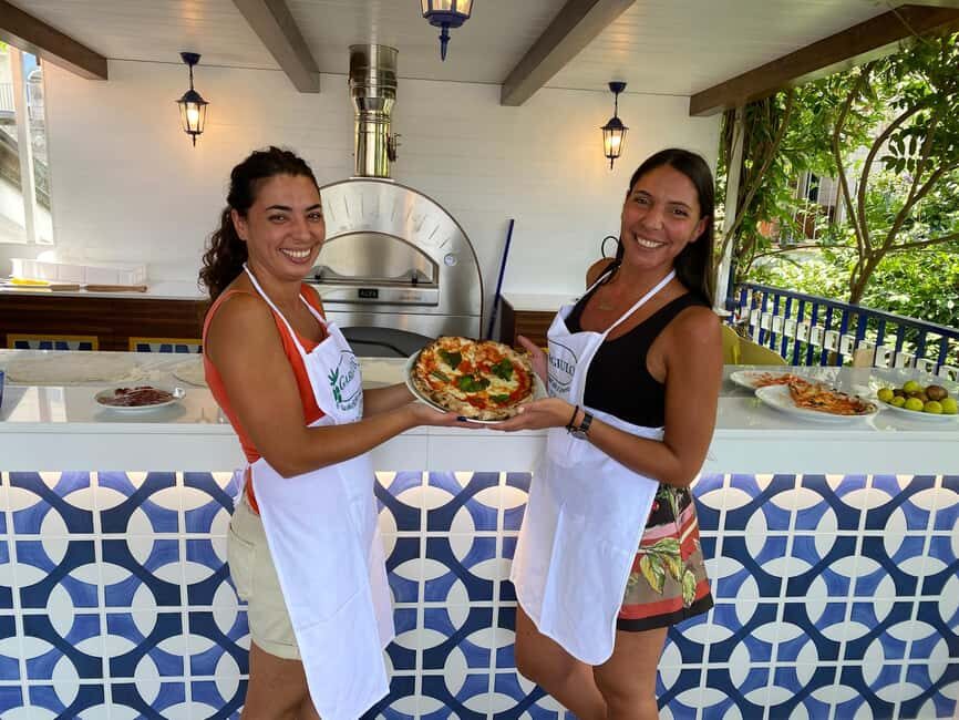 From Sorrento: Pizza-Making Class w/ View of Mount Vesuvius - A Pizza Academy With Vesuvius Views in Sorrento