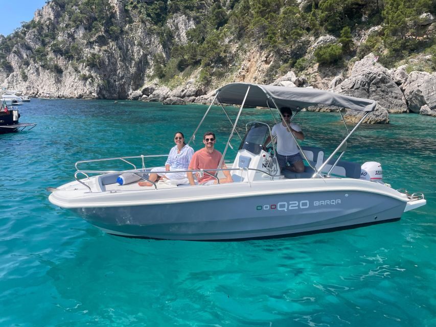 From Sorrento: Private Capri tour & Blue Grotto - Private Boat Around Capri: The Pace You Want for Swims and Snorkeling