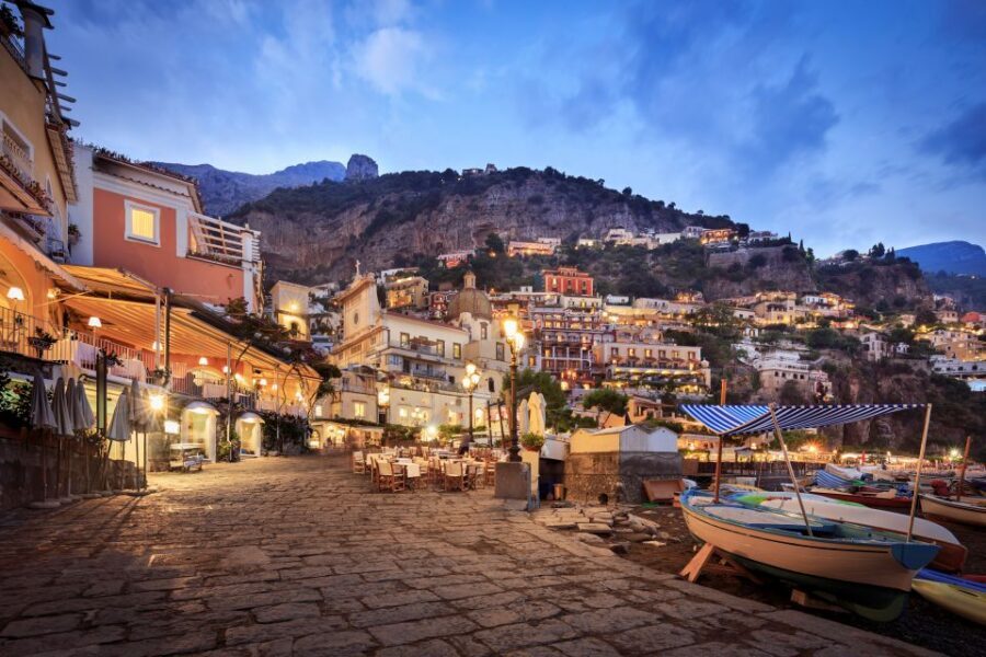 From Sorrento: Round-Trip Ferry Ticket to Capri and Positano - From Piazza Marinai d’Italia to the NLG Ticket Office: Where the day actually starts