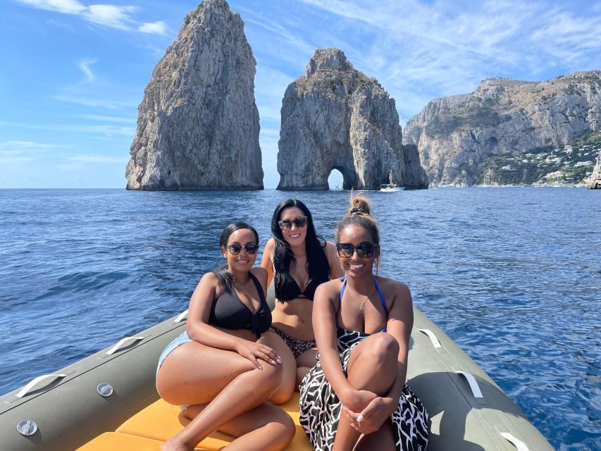 From Sorrento:Capri tour (half day) - Grotta Verde (Green Grotto): Second Snorkel Chance With Another Color Mood