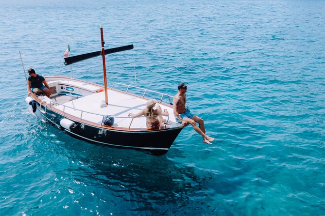 Full day on a private boat to discover Capri - Private boat freedom from Marina Grande