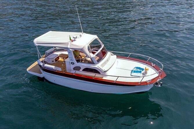 Full Day Private Boat Tour of Amalfi Coast from Sorrento - Nerano lunch break: waterfront food, but plan for lunch cost