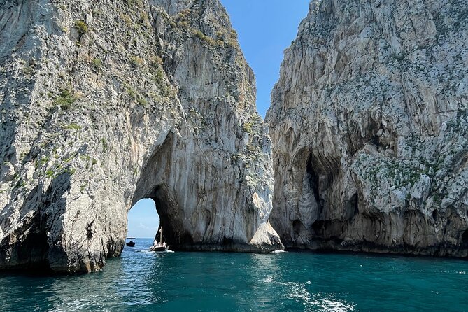 Full day private boat tour to the Island of Capri - Grotta Rossa and White Grotta: short stops with big payoff