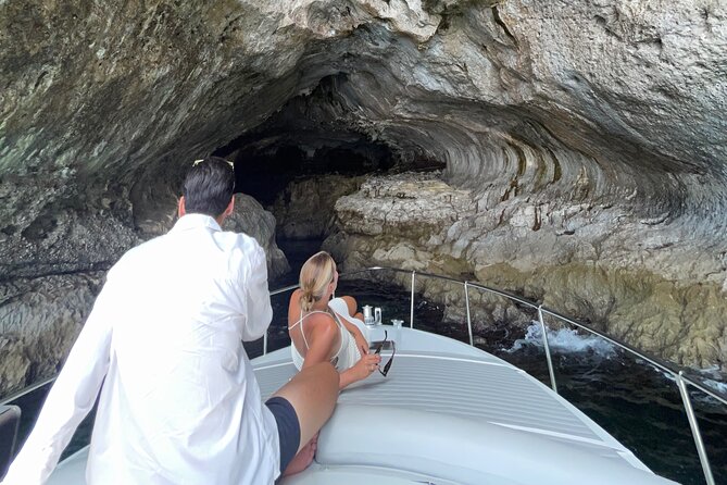 Full day private boat tour to the Island of Capri - Grotta Verde: where the cave light does the talking