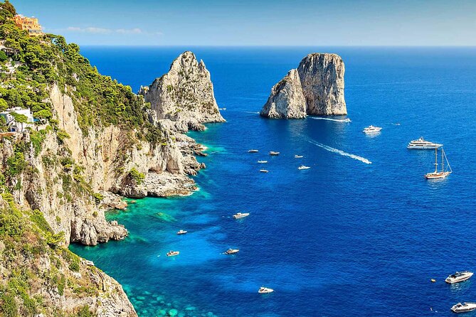 Full Day Tour of Amalfi Coast and Capri - Faraglioni: the three sea stacks you’ll remember for years
