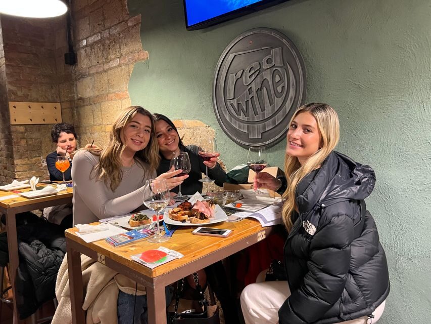 Guided, FUN Wine Tasting in Naples City Center - The core tasting: two local wines, bruschettas, and real pairing practice