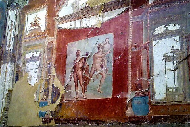 Guided Tour of Herculaneum with Lunch and Ticket Included - Neptune and Amphitrite: mosaic work in glass paste