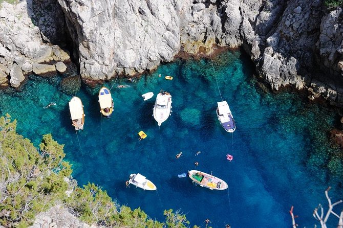 Half day around Capri by Itama 38 speedboat - Stop 4: Marina Piccola’s calmer, southern side