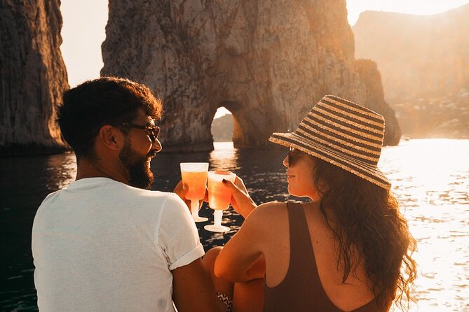 Half day around Capri by Itama 38 speedboat - Stop 6: Punta Carena Lighthouse and the sense of the open sea